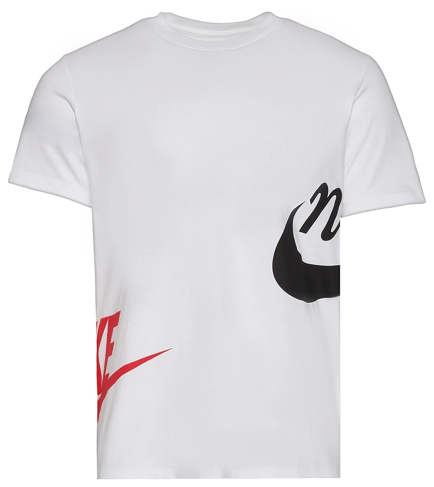 Nike shirt red and white best sale