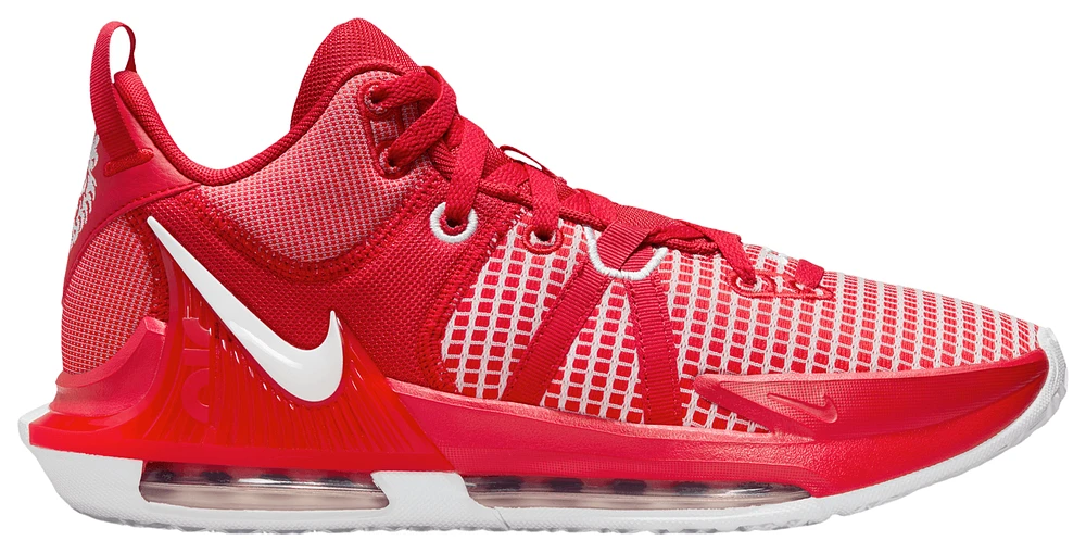 Red lebr s basketball shoes orders