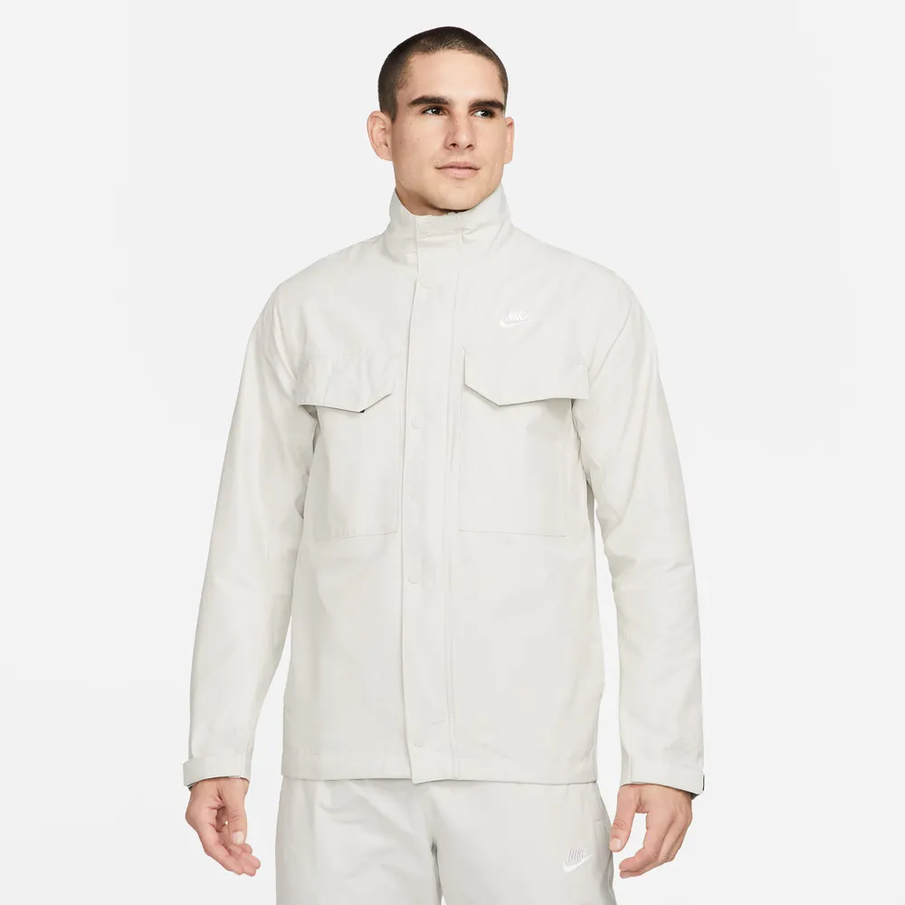 Nike Mens M65 Field Jacket - Beige/White | Plaza Las Americas