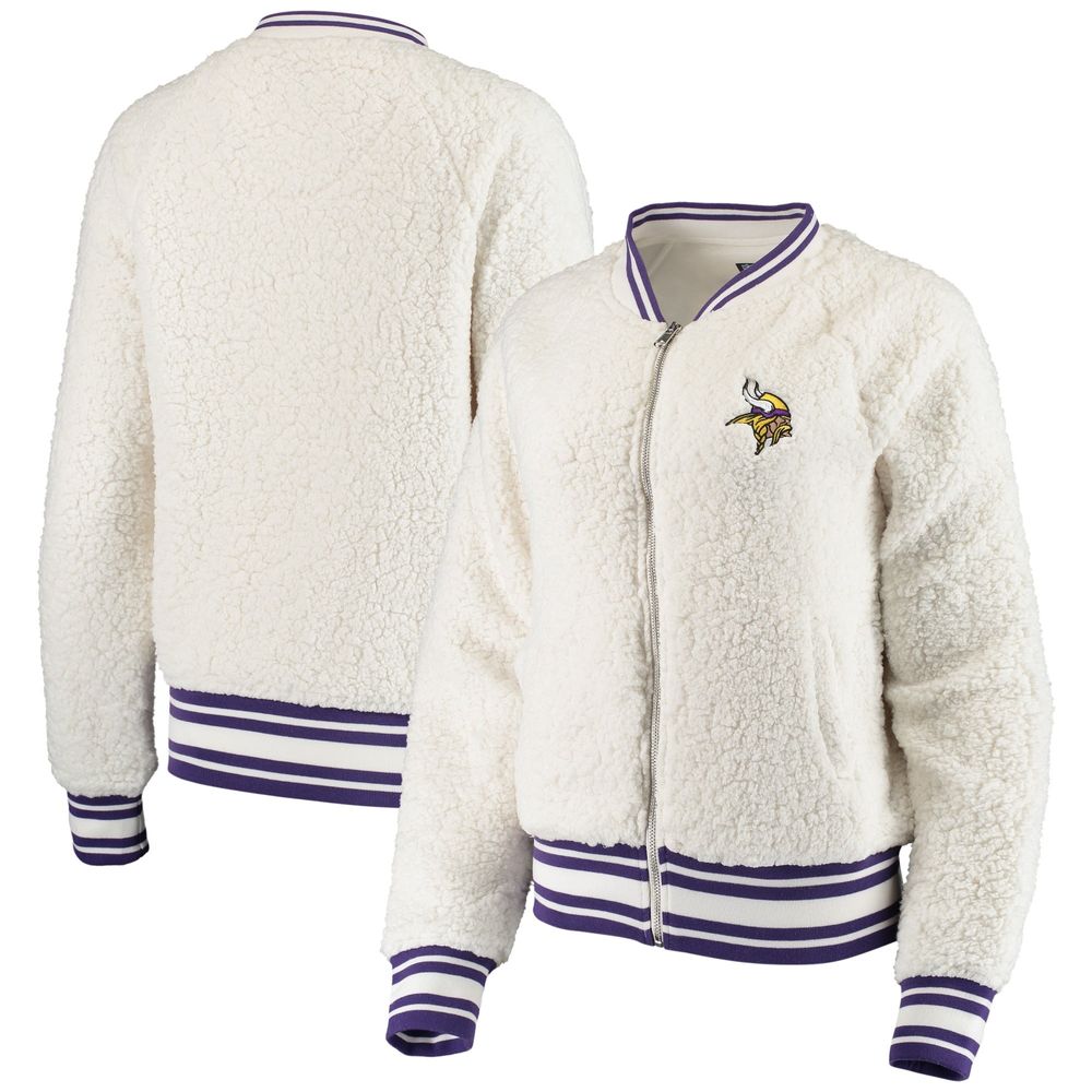 New Era Vikings Athletic Sherpa FullZip Jacket Women's Mall of