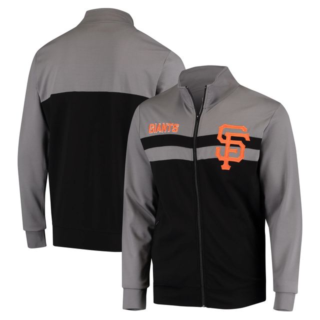 New Era Giants Chest Stripe Track FullZip Jacket Men's Mall of