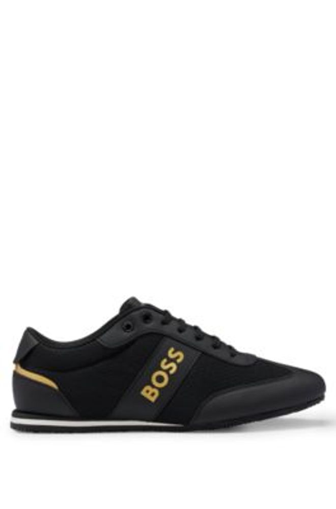 BOSS Branded trainers with mesh and rubberized panels | Metropolis at ...