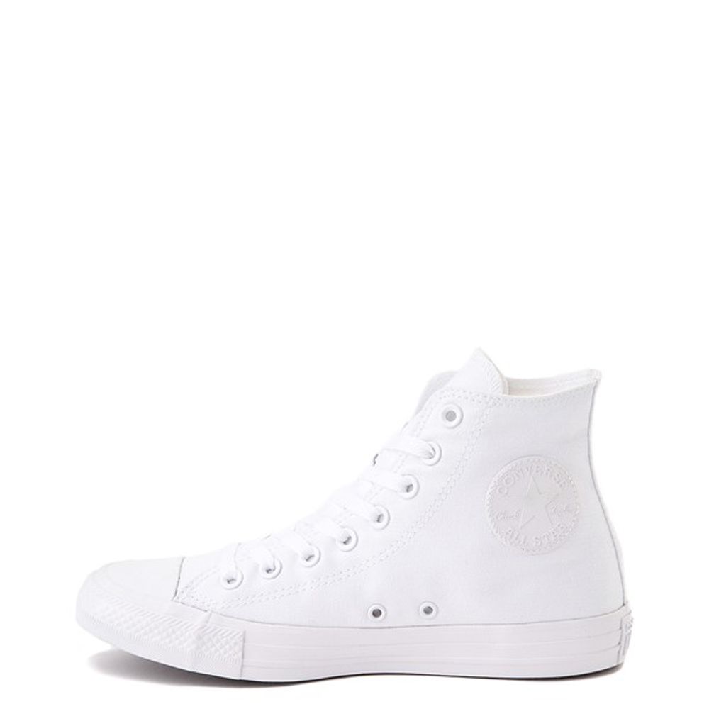 Converse chuck taylor all star hi white sales monochrome