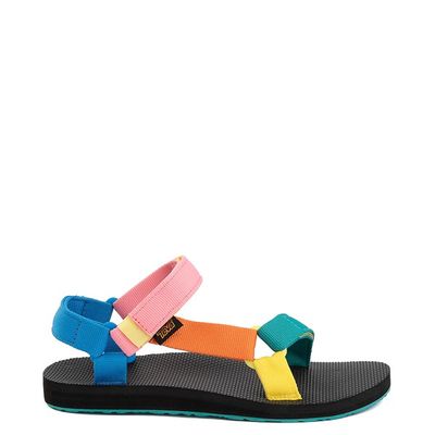 color block teva sandals