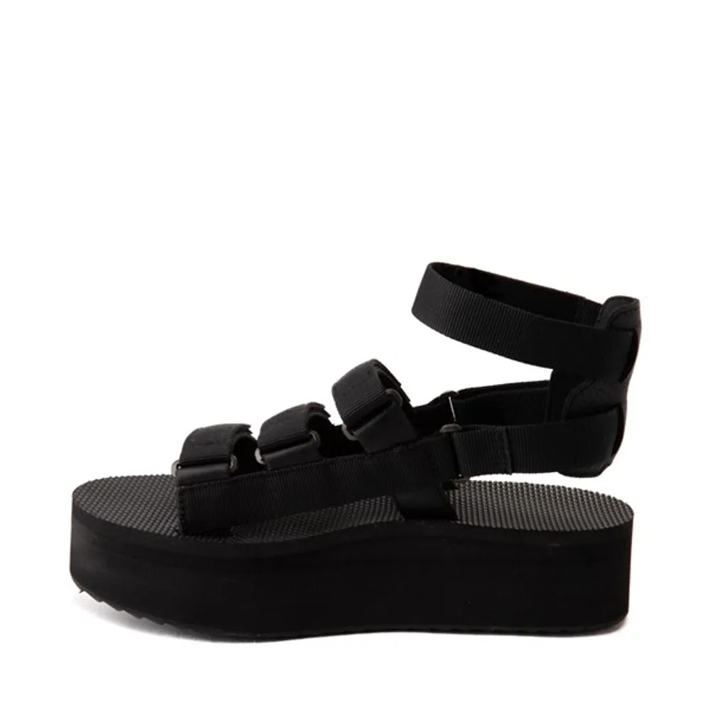 Teva Womens Teva Flatform Mevia Sandal Black Southcentre Mall