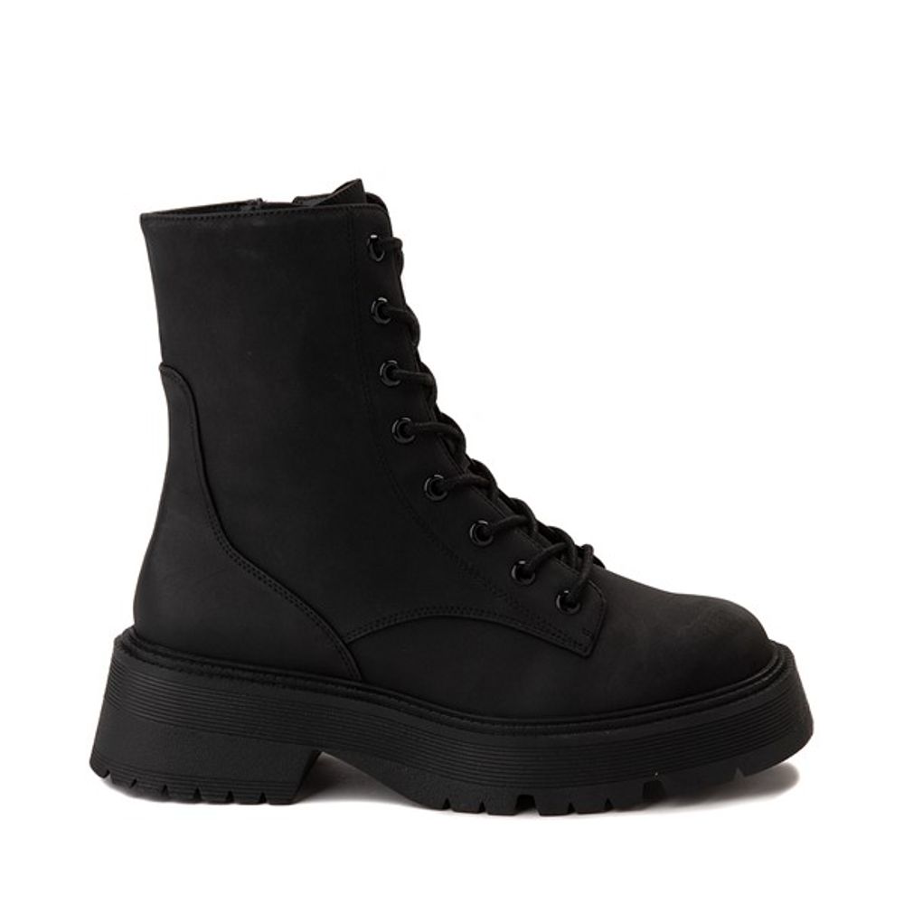 MIA Womens MIA Lilith Combat Boot - Black | Bramalea City Centre