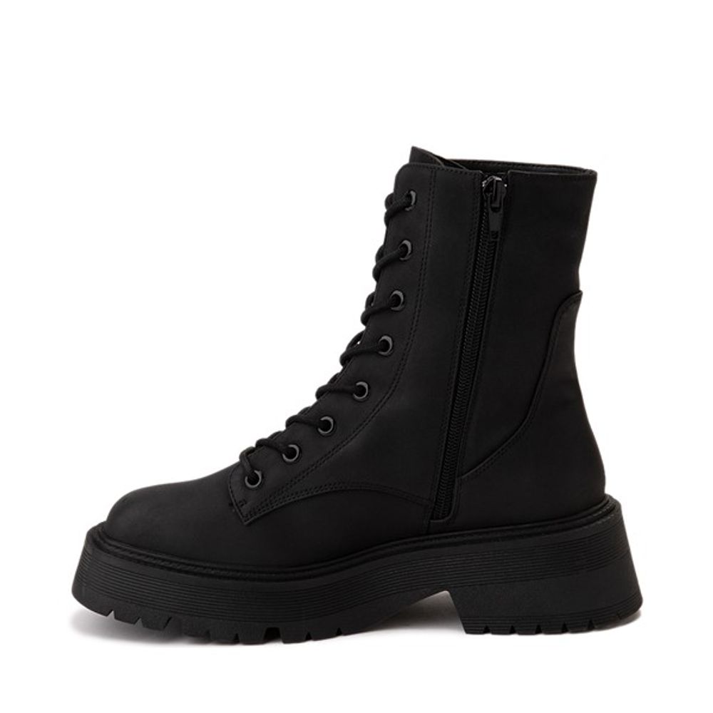 MIA Womens MIA Lilith Combat Boot - Black | Bramalea City Centre