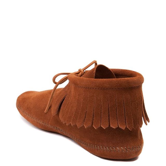 Minnetonka classic clearance fringe ankle boot