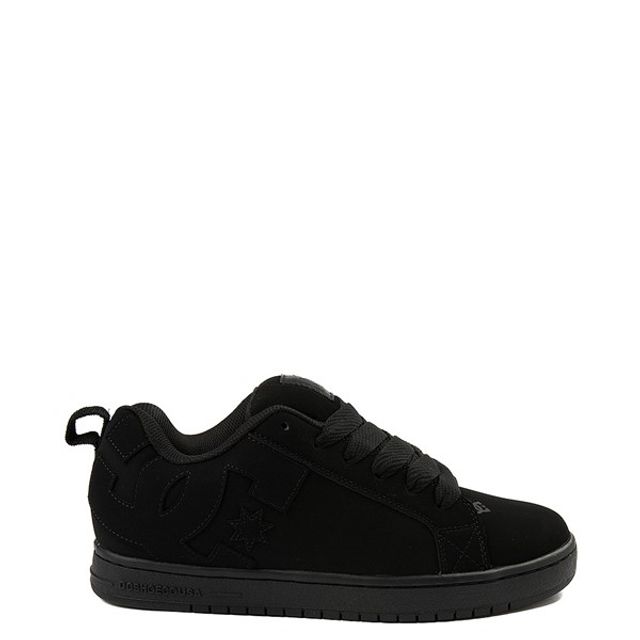 Dc court graffik all black store skate shoes