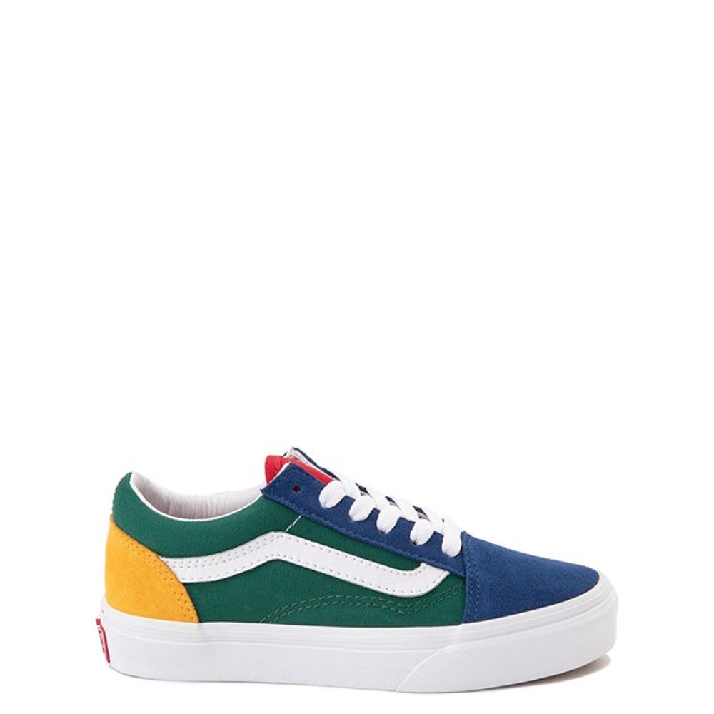 Green blue and yellow vans best sale