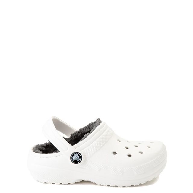 White crocs 2025 fur lined