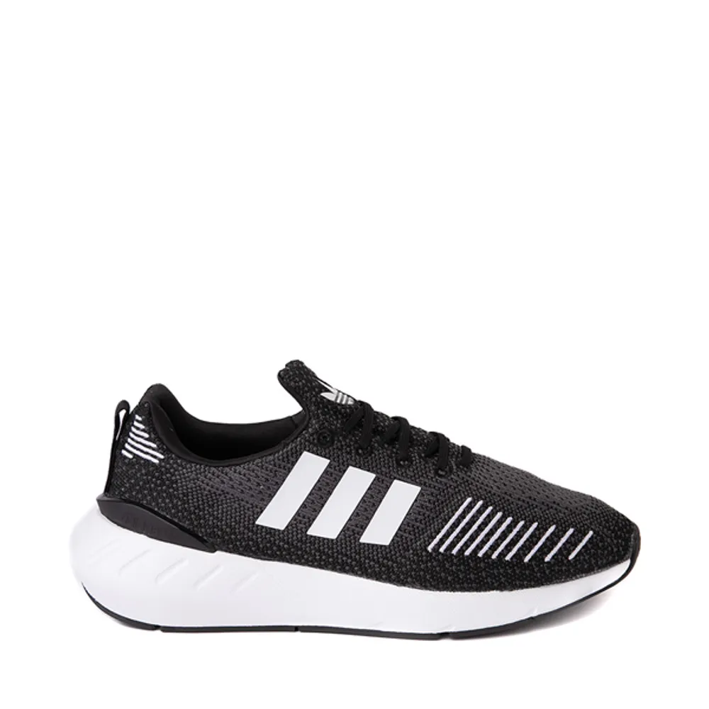 Womens black and 2025 white adidas swift run