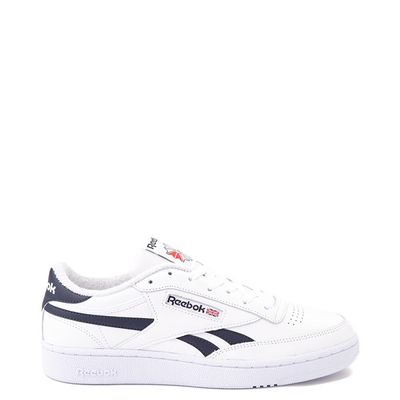 Reebok Mens Reebok Club C Revenge Athletic Shoe - White / Navy | Mall ...