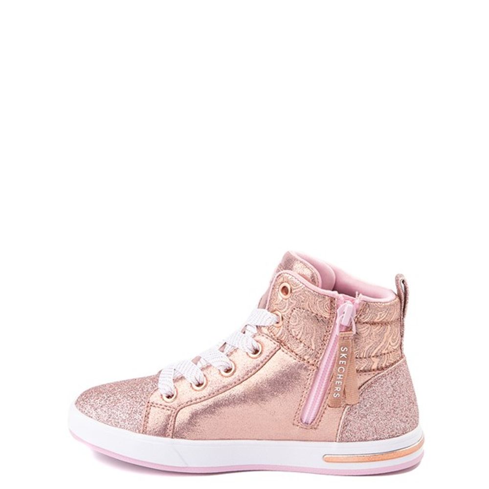 Skechers Shoutouts Starry Aligned Sneaker - Little Kid - Rose Gold ...