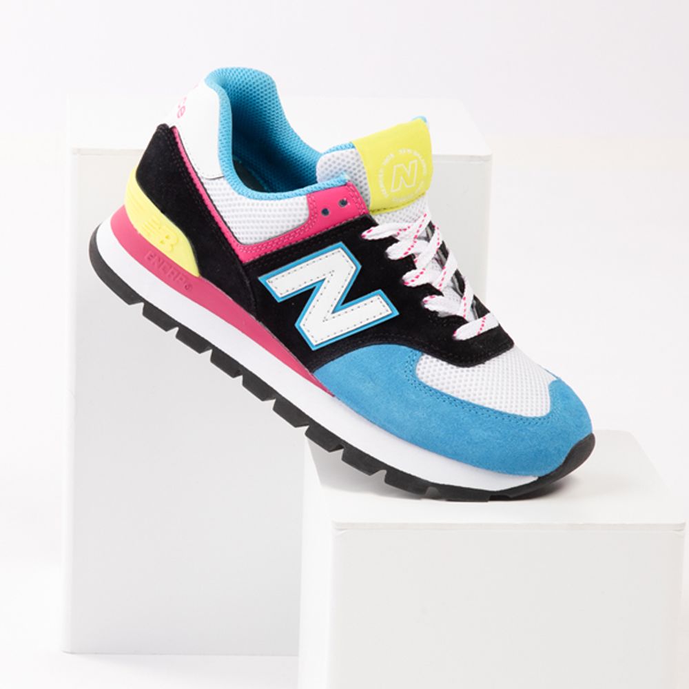 Womens black outlet new balance 574