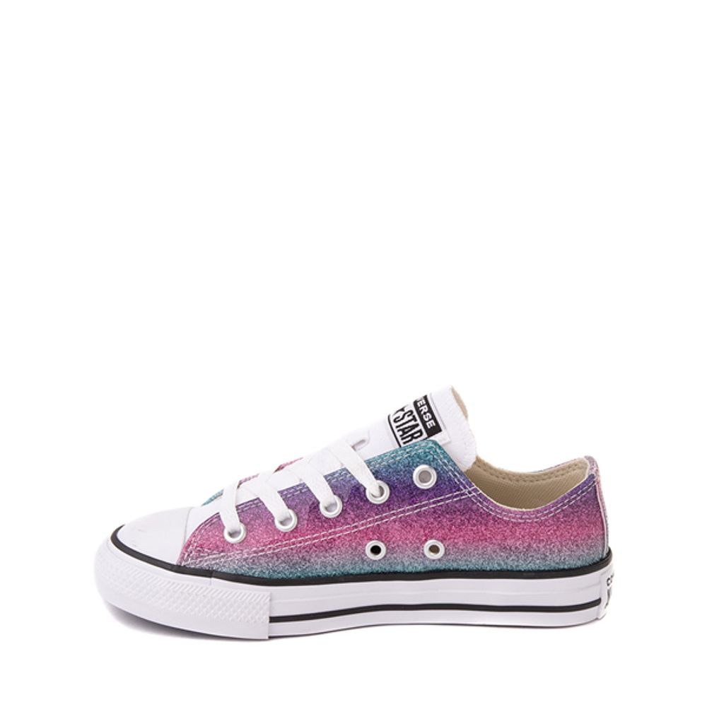 Converse Chuck Taylor All Star Lo Glitter Drip Sneaker - Little Kid