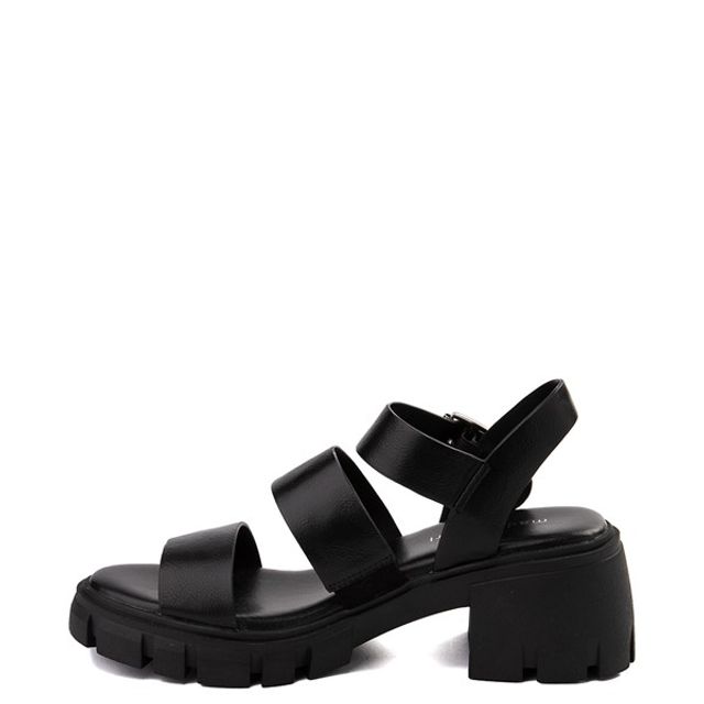 womens madden girl hewitt platform sandal - black