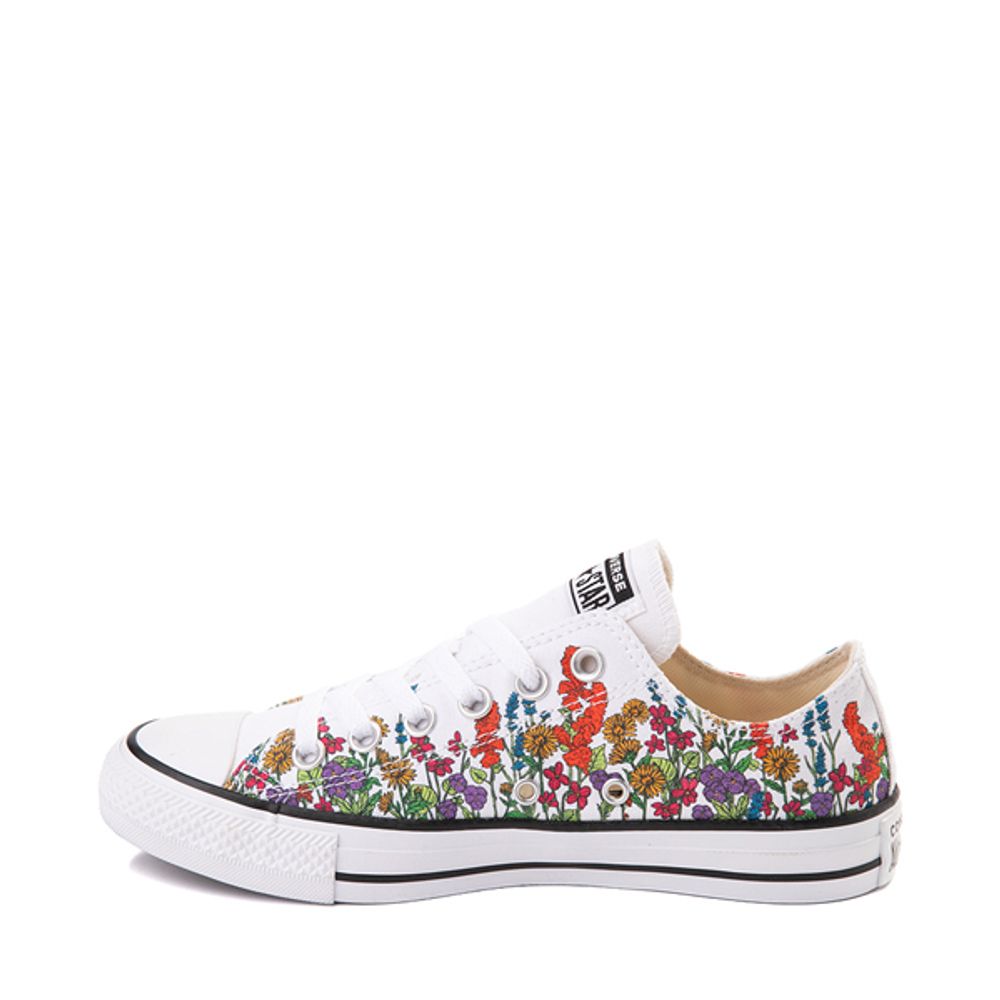 Converse Chuck Taylor All Star Lo Sneaker - White / Wildflowers