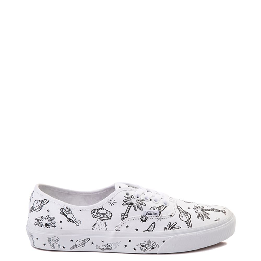 Vans Authentic U-Paint Skate Shoe - White / Aliens | Mall of America®