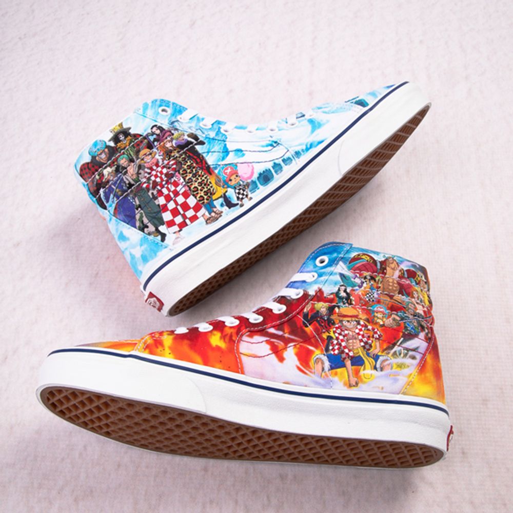 Vans x One Piece Sk8Hi Punk Hazard Skate Shoe Multicolor Mall of