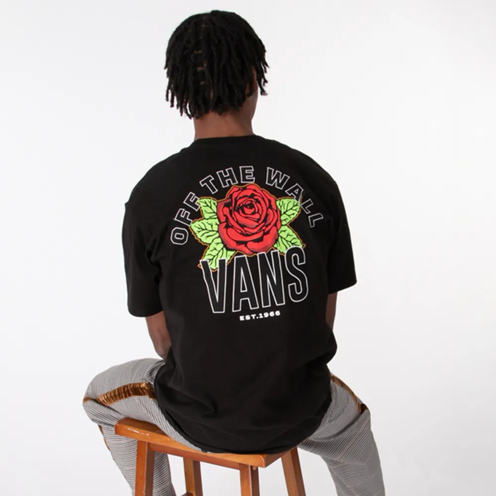 Vans with roses outlet journeys