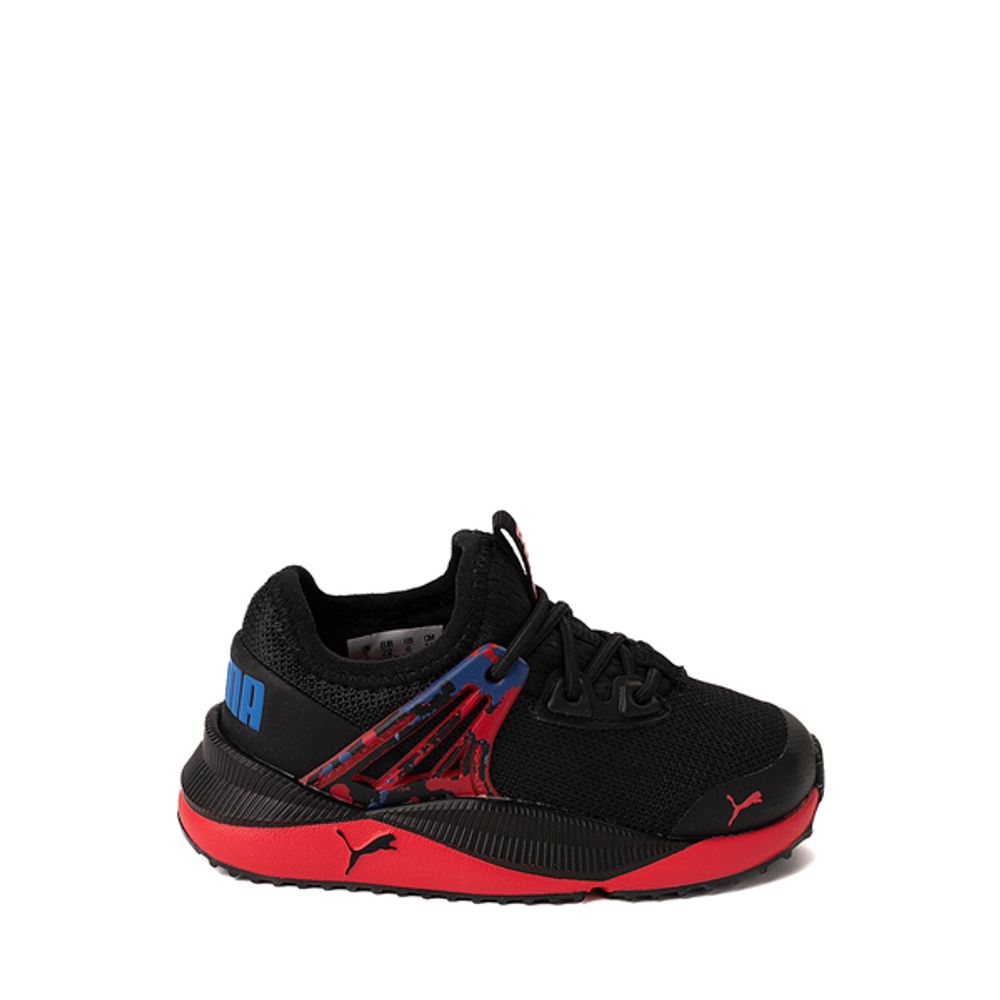 PUMA Pacer Future Athletic Shoe Baby / Toddler Black Paint Splatter