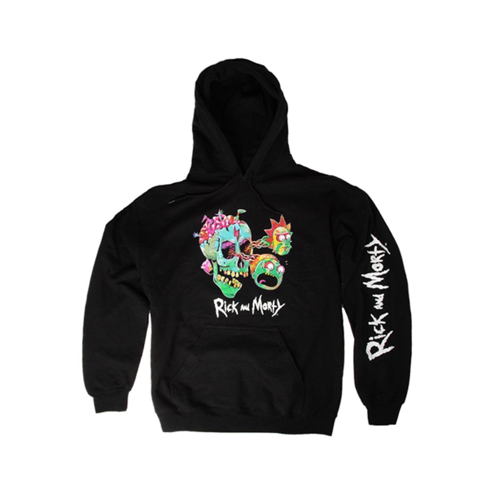 Rick And Morty Mens Rick And Morty Hoodie Black Mall of America