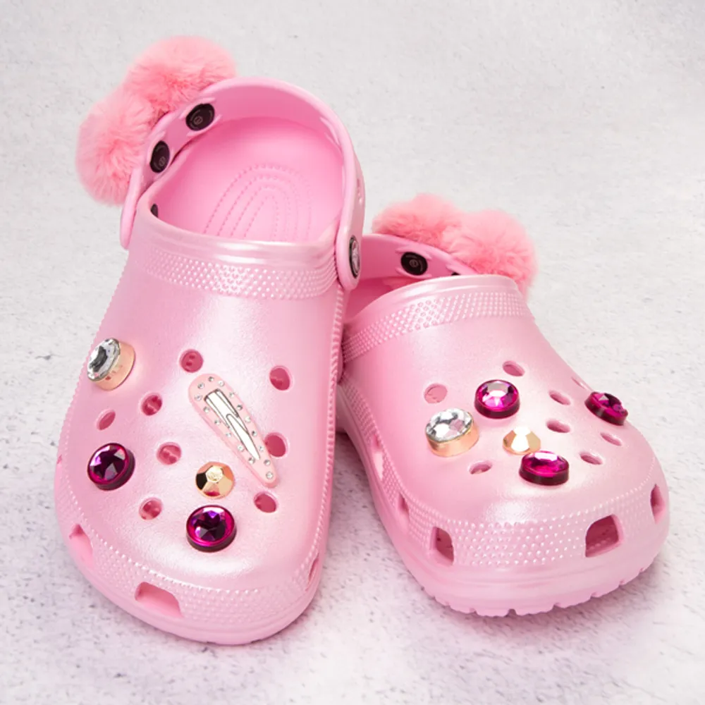 Kids store flamingo crocs