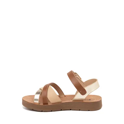 Sarah-Jayne Docia Sandal - Toddler / Little Kid - Cognac / Gold | Mall ...