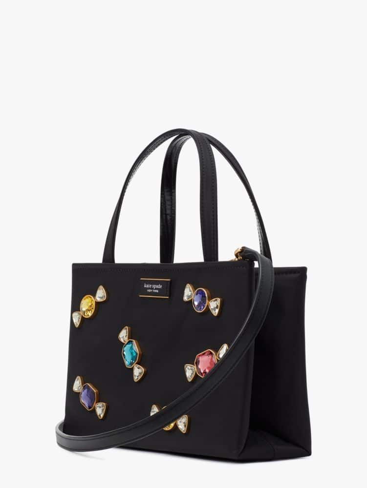 Kate Spade Sam Icon Candy Gem Embellished Nylon Small Tote | Mall