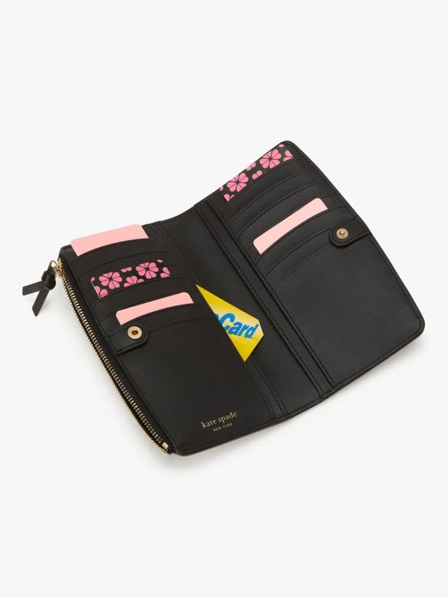 Kate Spade Knott Colorblocked Zip Slim Wallet | Metropolis at ...