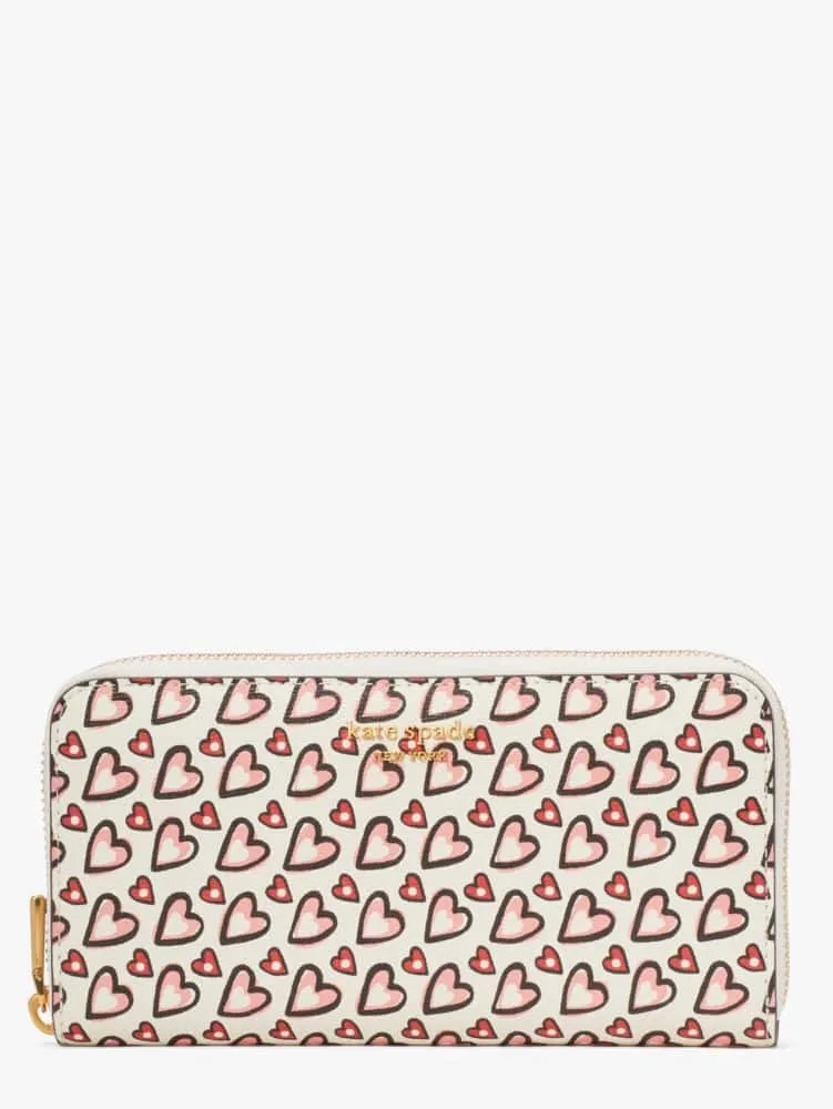 Kate spade zip around continental online wallet