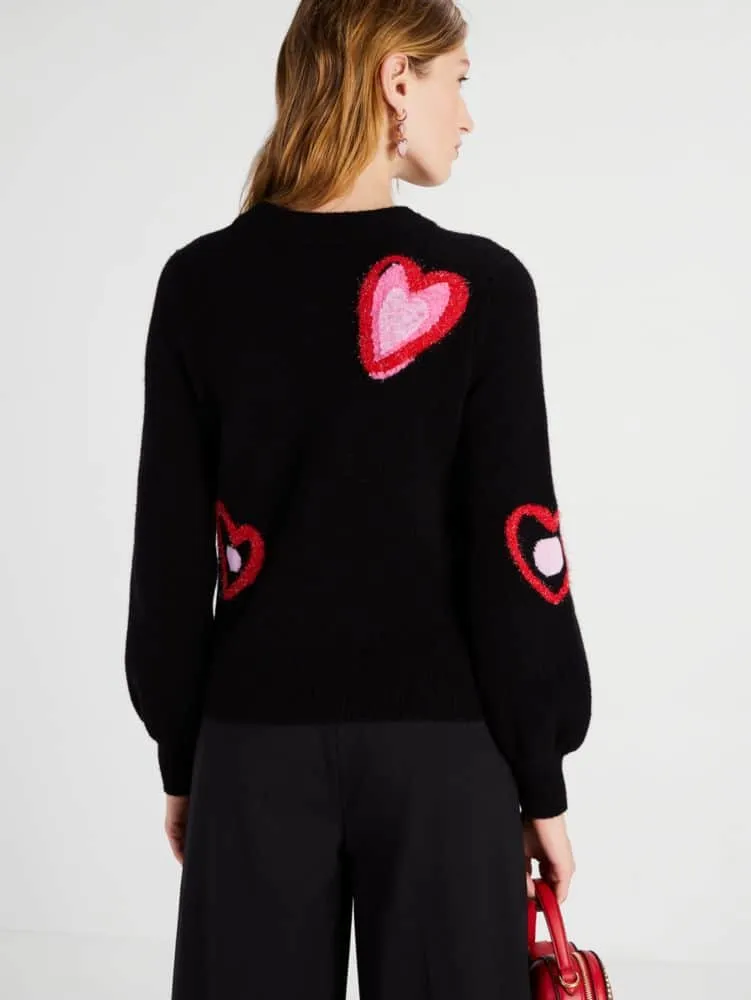 Kate spade hot sale heart sweatshirt