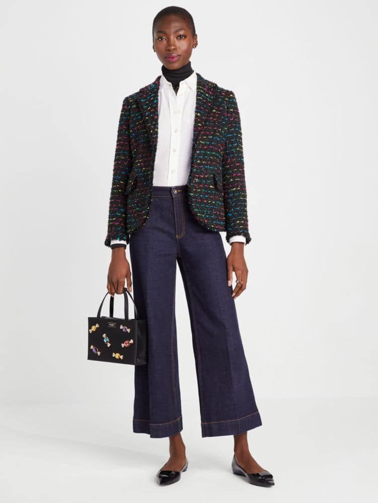 Kate spade outlet tweed blazer