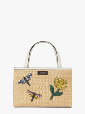 Kate spade store burlap bag