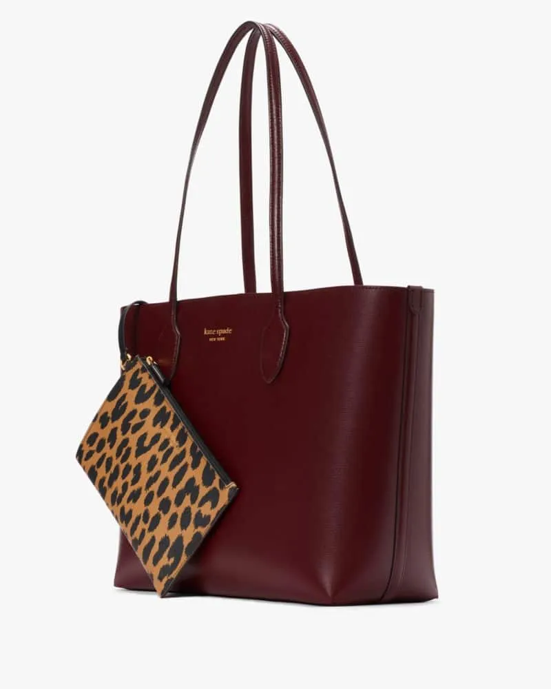 Kate spade outlet leopard tote bag