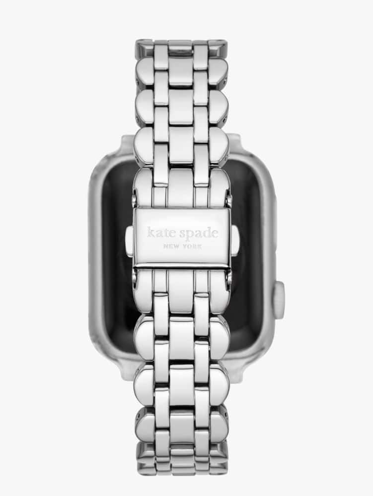 Kate Spade Silver Scallop Link Stainless Steel Bracelet 38 40mm