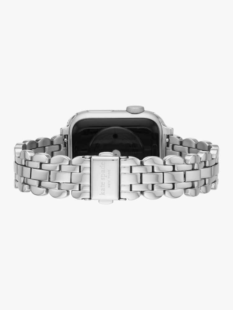 Kate Spade Silver Scallop Link Stainless Steel Bracelet 38 40mm