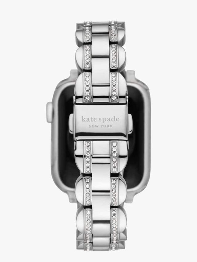 Kate Spade Silver Pav Stainless Steel Bracelet 38 40mm Band For