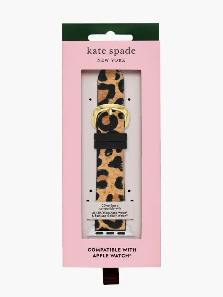 Kate spade discount leopard watch band