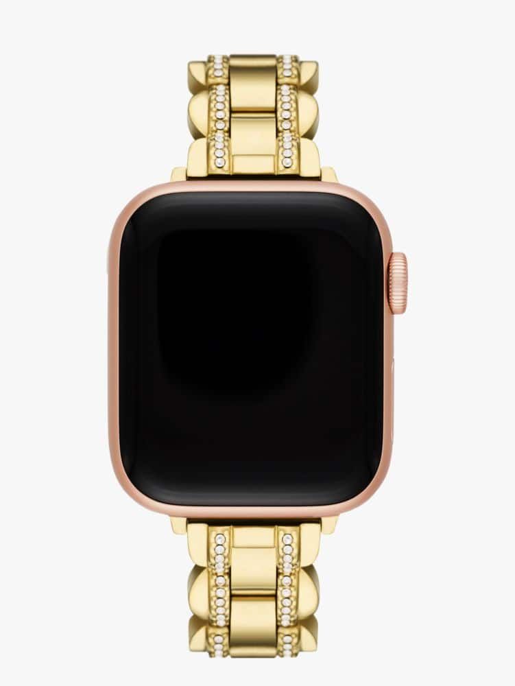 Kate Spade Gold Pav Scallop Link 38 40mm Band For Apple Watch