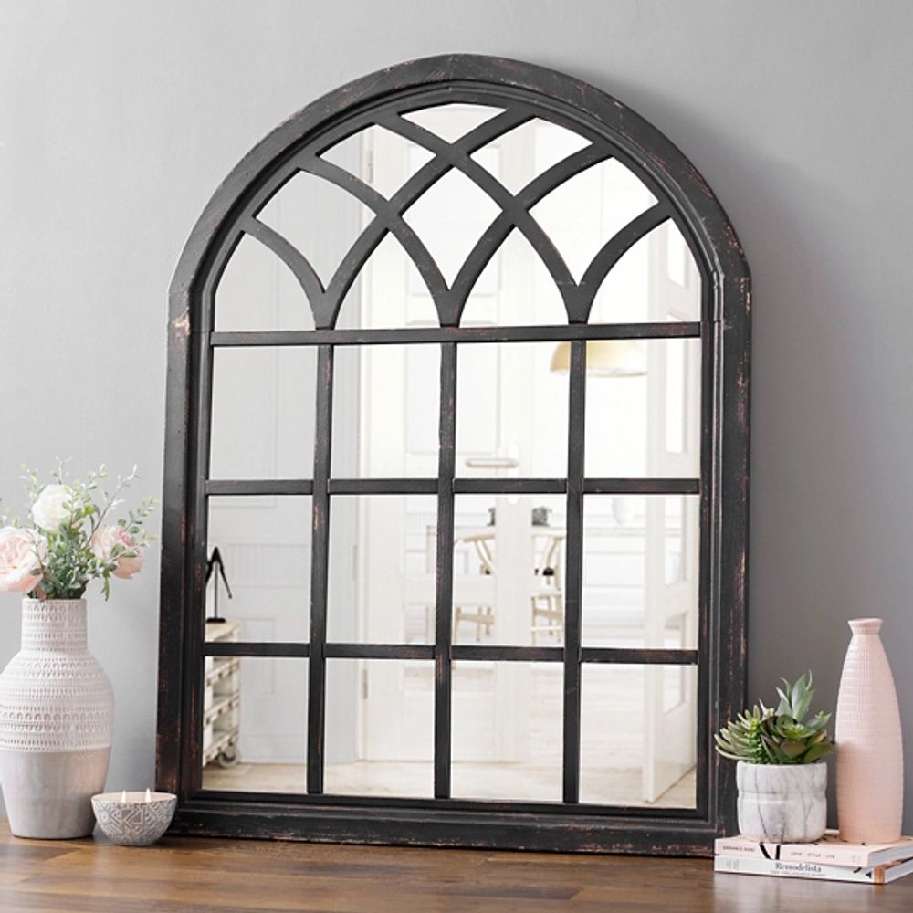 Kirkland's Sadie Black Arch Wall Mirror Hamilton Place