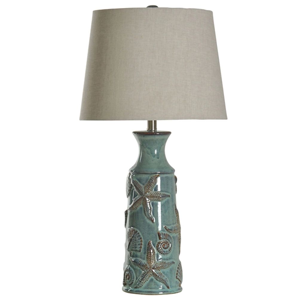 Kirklands Blue Bay Nautical Ceramic Table Lamp Hamilton Place