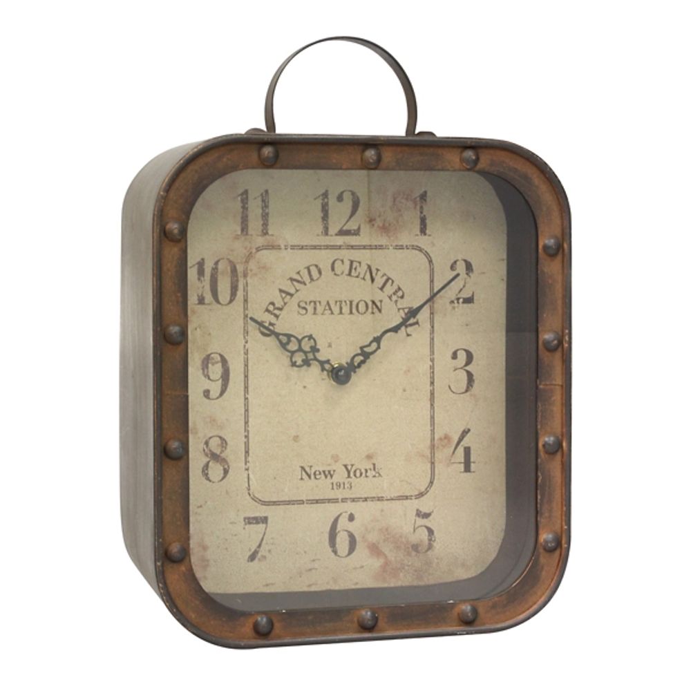 Kirkland's Grand Central Station Rustic Tabletop Clock Alexandria Mall