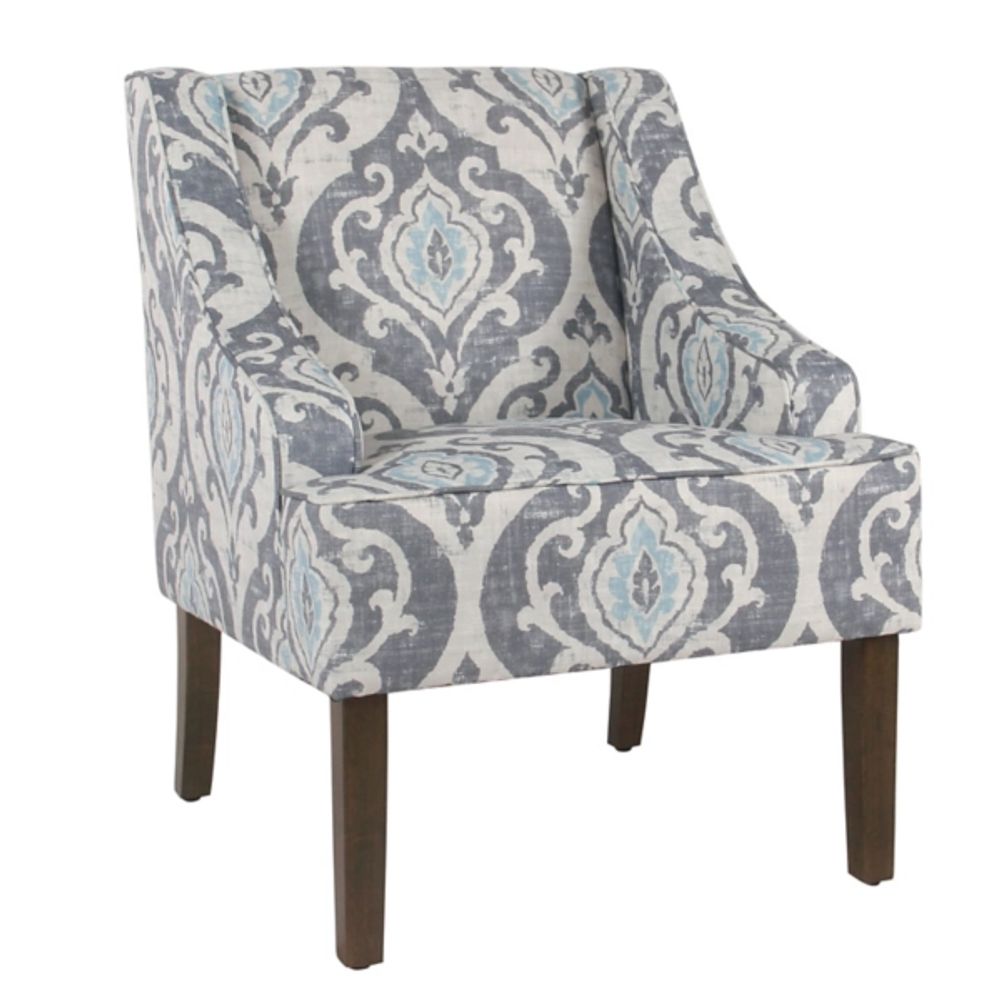 Kirkland's Suri Blue Swoop Accent Chair | Hamilton Place