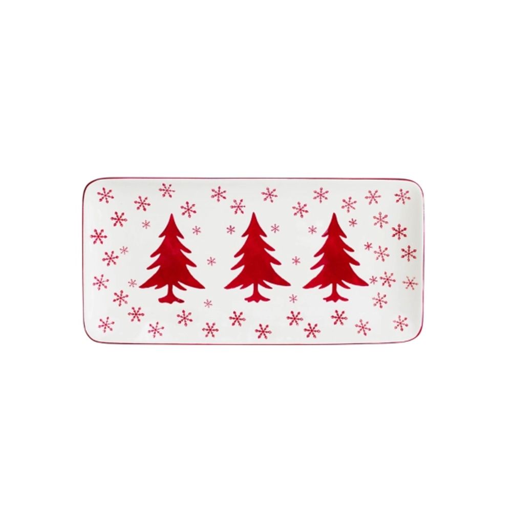 Kirkland's Winterfest Rectangular Serving Platter Hamilton Place