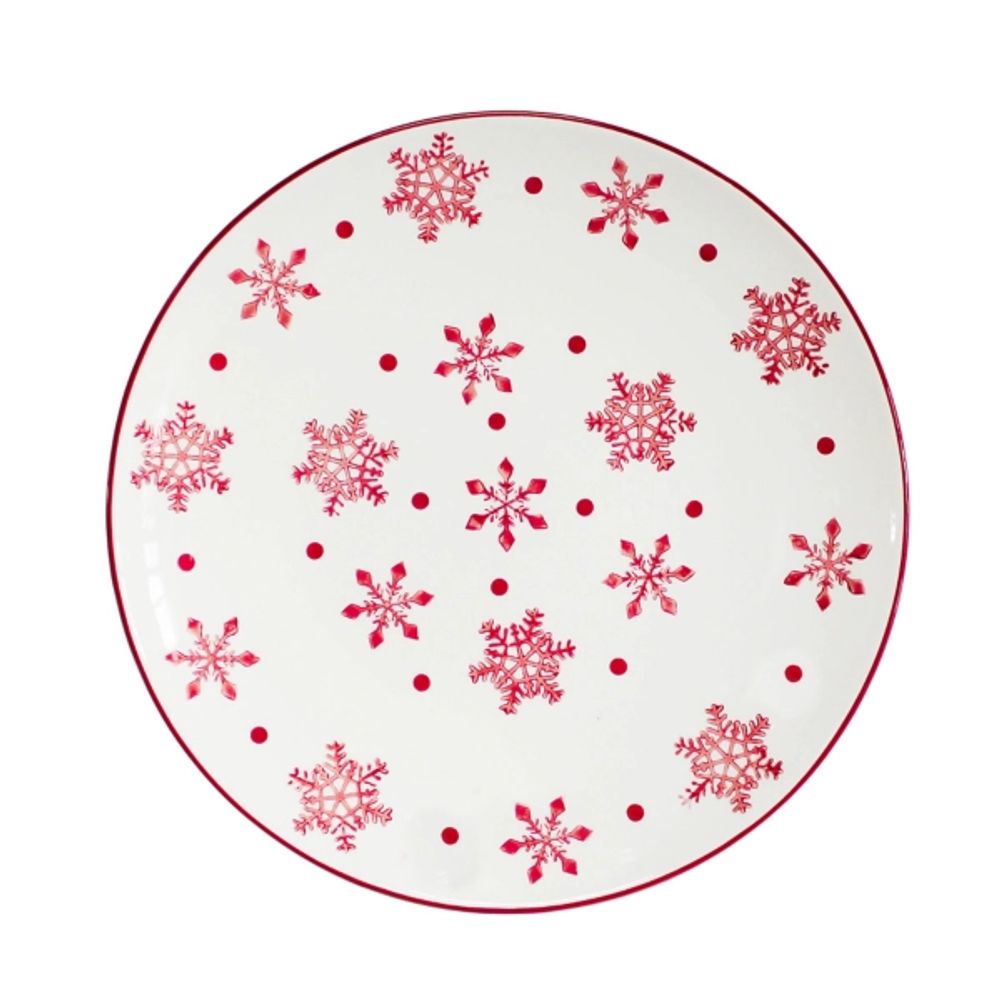 Kirkland's Winterfest Round Serving Platter Hamilton Place