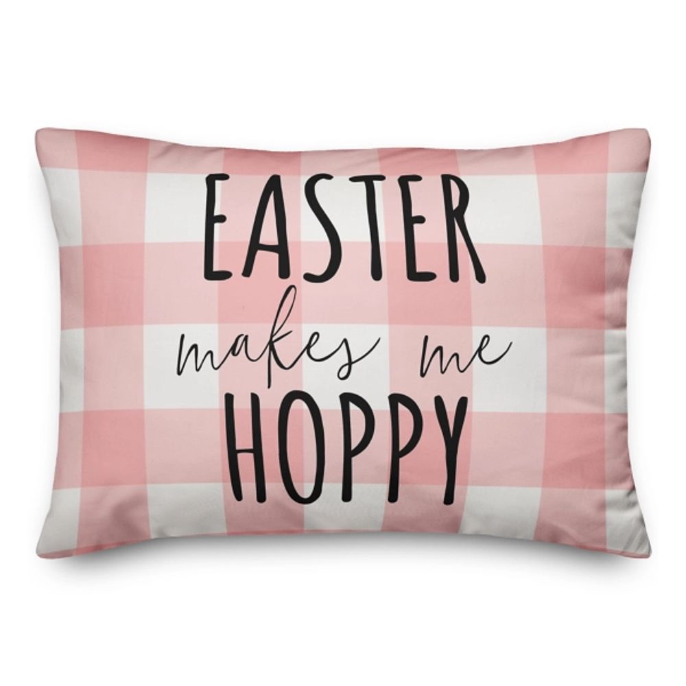 Kirkland's Buffalo Check Easter Pillow Hamilton Place