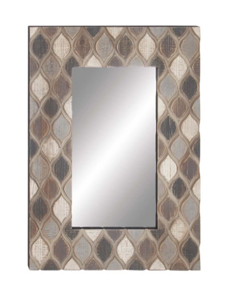 Kirkland's Teardrop Dimensional Wood Wall Mirror Hamilton Place