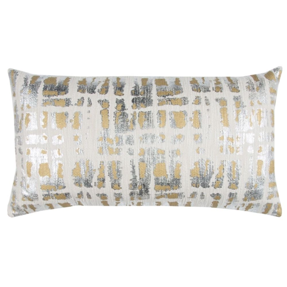 Kirkland's Abstract Metallic Foil Accent Pillow Hamilton Place